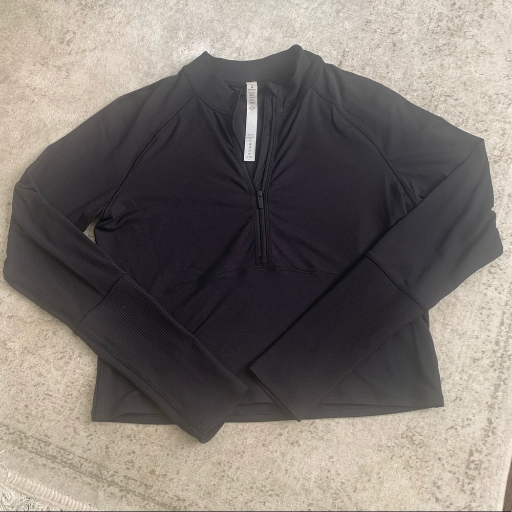 Lululemon Half Zip Cropped Pullover, 8